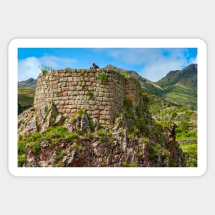 Inca Ruins Pisac Sticker